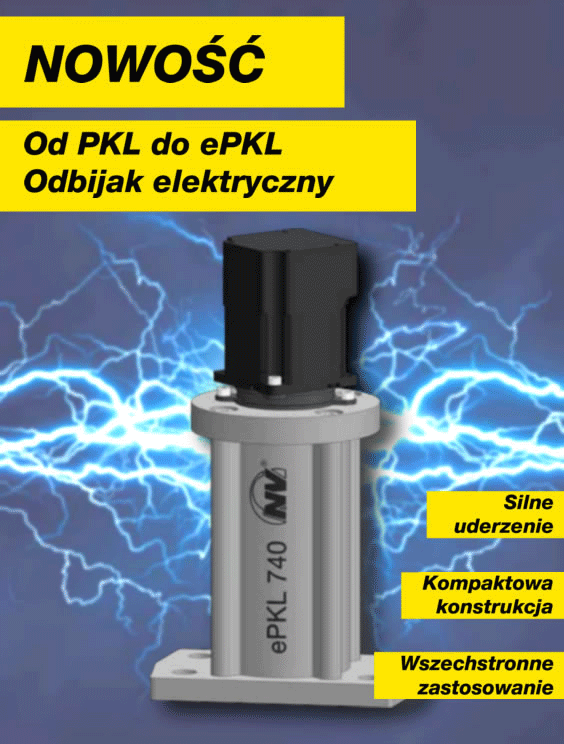 NetterVibration Polska Sp. z o.o. odbijaki z serii ePKL elektryczny